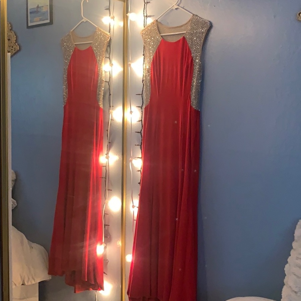 Long Red Dress